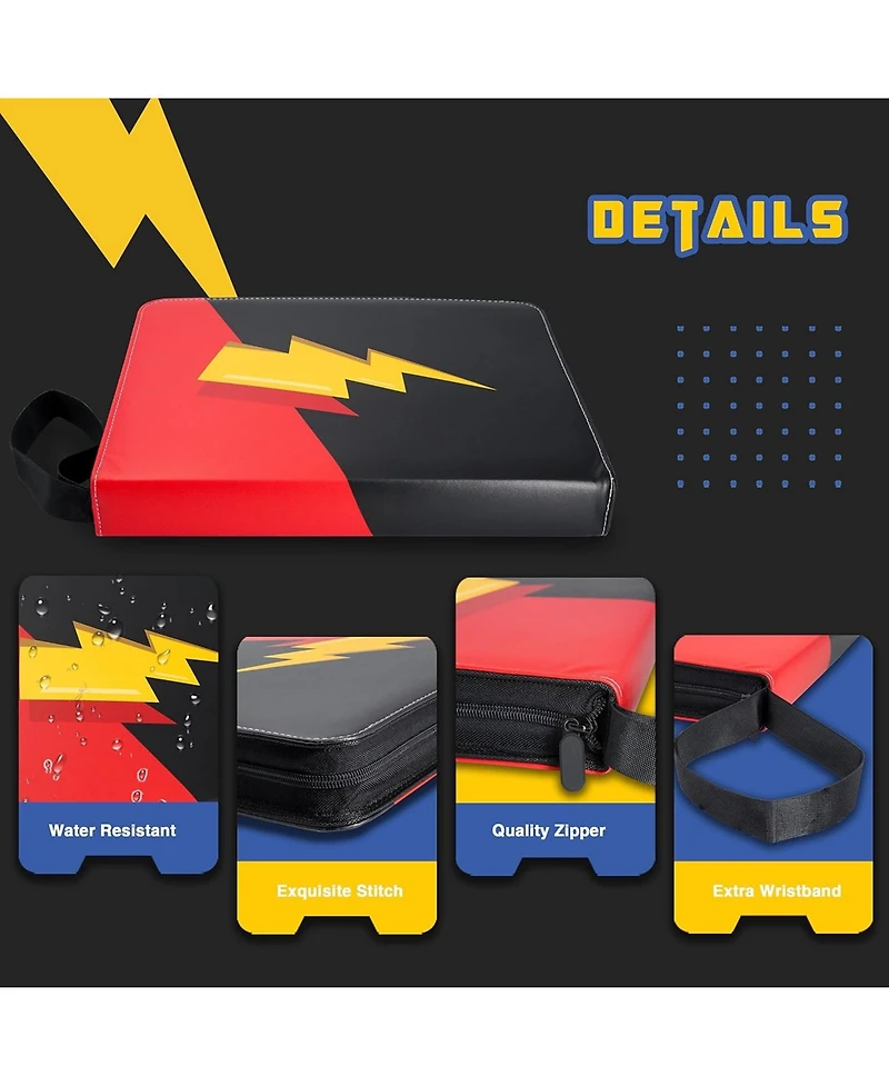 NeatoTek Waterproof 9-Pocket Trading Card Binder: 720 Pockets for Gaming Cards, Yugioh, Sports