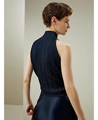 Lilysilk Women's Wild Silk Sleeveless Sweater