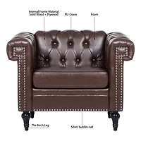 Streamdale Furniture 1 Seater Sofa For Living Room