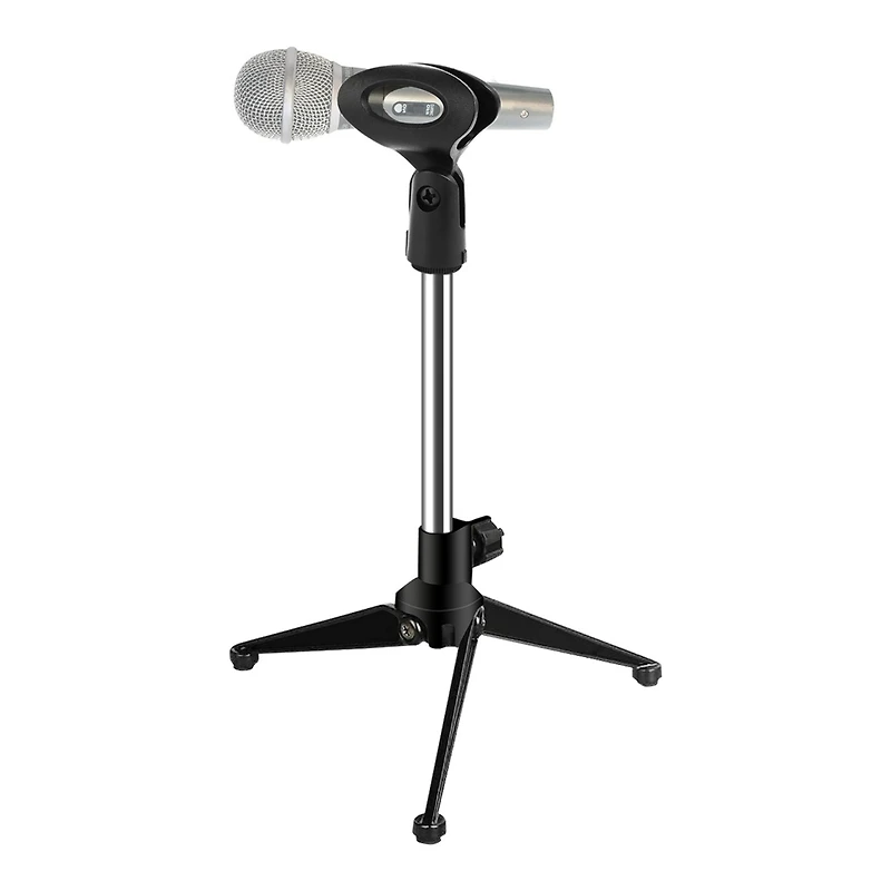 5 Core Desktop Mic Stand Tripod Universal Desk Microphone Holder Table Top Stands