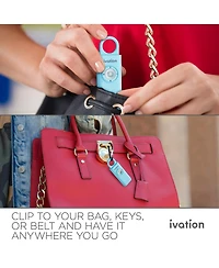 Ivation Personal Sos Keychain Alarm, Rechargeable Alarm