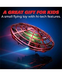 Force1 Scoot Hand Operated Drone for Kids or Adults - Red