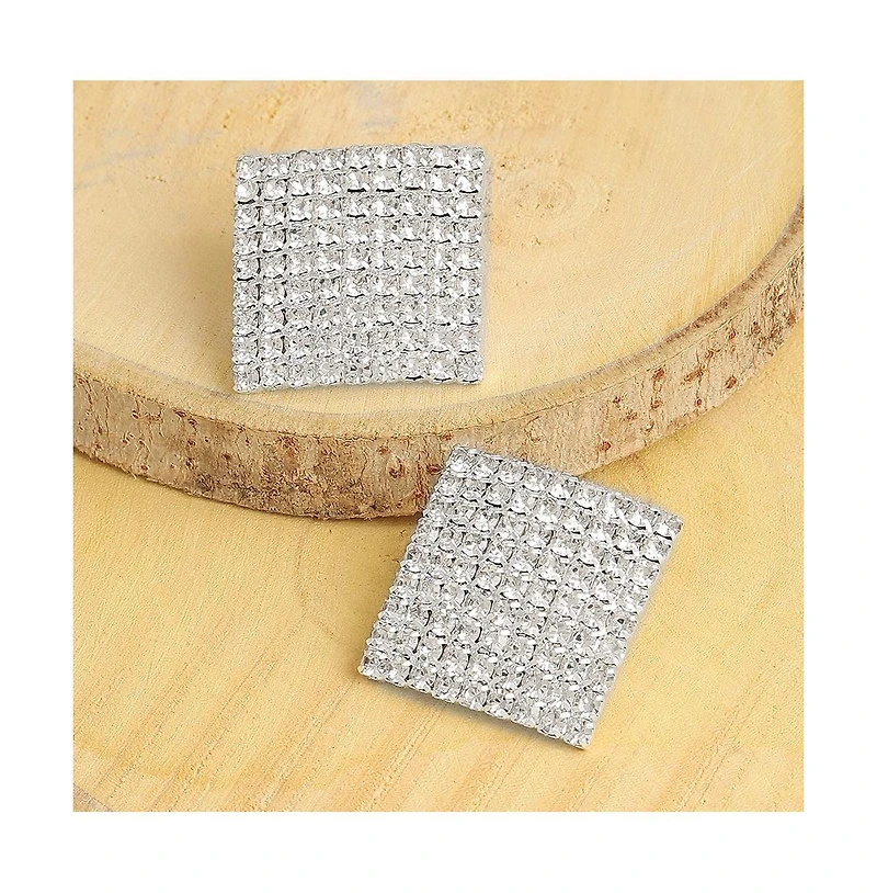 Sohi Women's Bling Stud Earrings