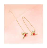 Sohi Women's Bird Drop Earrings