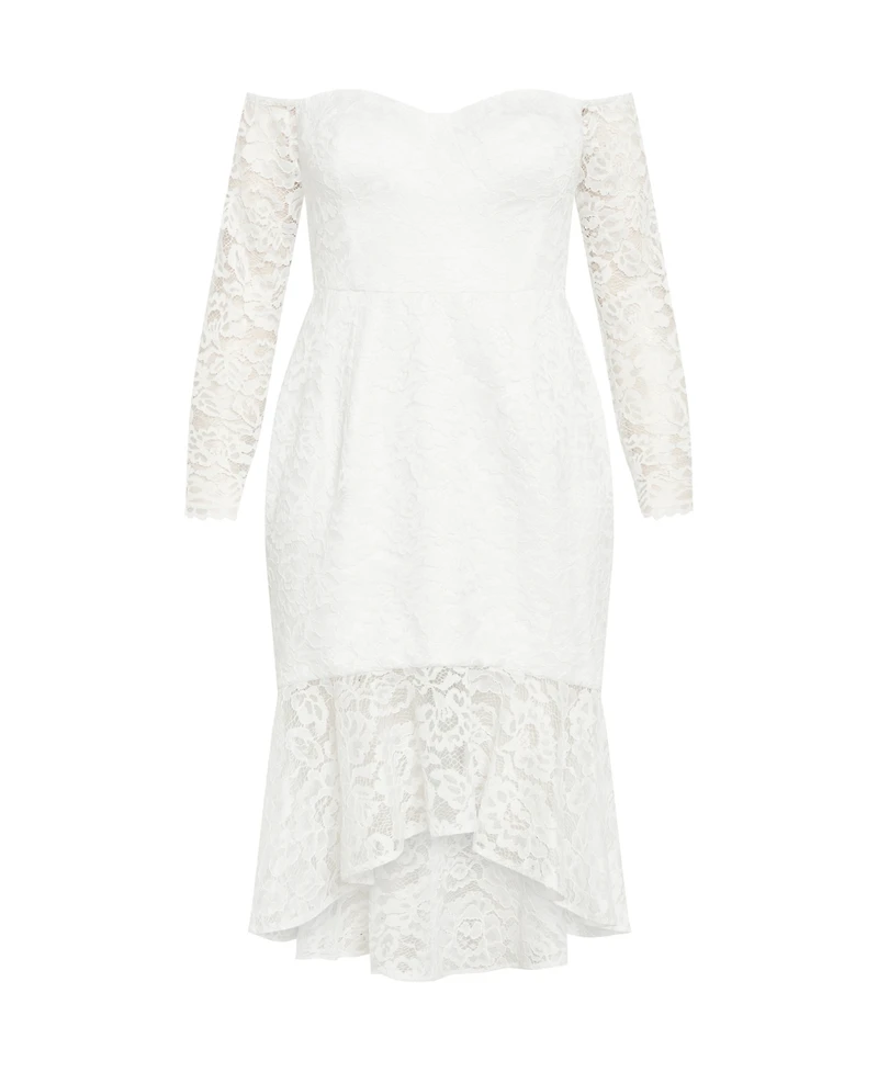 City Chic Plus Lace Athena Dress
