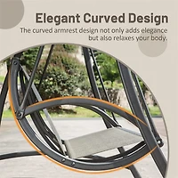 Streamdale Adjustable Canopy Patio Swing with Steel Frame