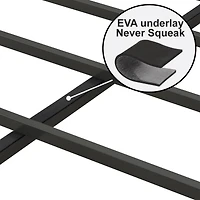 Streamdale Grey Upholstered Bed Frame with Charging Station