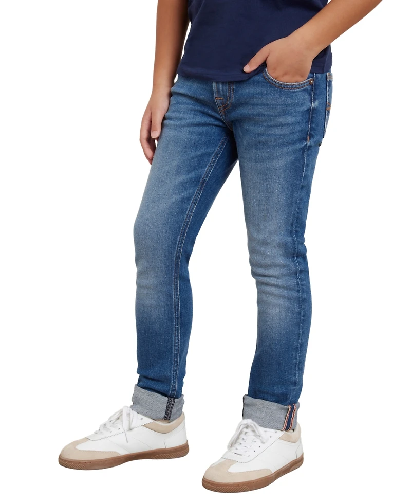 Guess Big Boys Skinny Fit Stretch Denim 5 Pocket Jeans