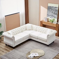 Streamdale Oversized L-Shaped Sectional Sofa Cover - 5 Seater