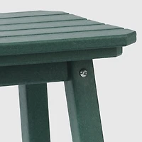 WestinTrends 29" Hdpe Outdoor Patio Square Bar Stools (Set of