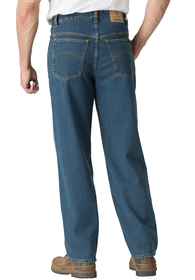 KingSize Big & Tall Expandable Waist Relaxed Fit Jeans