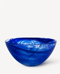 Kosta Boda 13.8" Contrast Blue Decor Bowl
