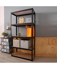 Simplie Fun Adjustable 5-Tier Metal Garage Storage Shelves