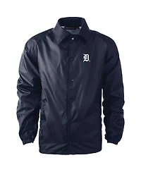 Dunbrooke Men's Detroit Tigers Coach's Raglan Full-Snap Windbreaker Jacket