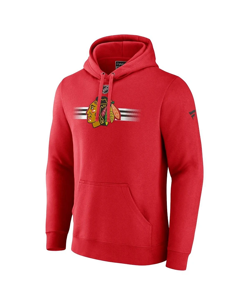Fanatics Men's Chicago hawks Authentic Pro Secondary Pullover Hoodie