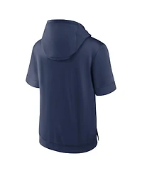 Nike Men's Cleveland Guardians Tri Code Lockup Short Sleeve Pullover Hoodie