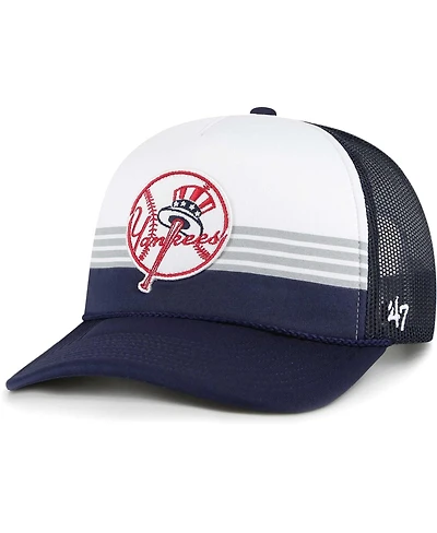 '47 Brand Men's New York Yankees Lift Off Foam Front Mesh Trucker Adjustable Hat