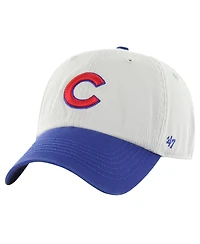'47 Brand Men's Gray/Royal Chicago Cubs Sure Shot Classic Franchise Fitted Hat
