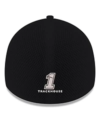 New Era Men's Black Ross Chastain Busch Light 39THIRTY Flex Hat