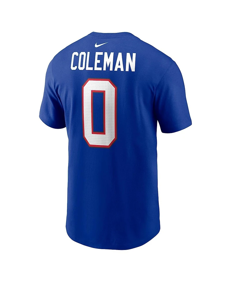 Nike Men's Keon Coleman Royal Buffalo Bills 2024 Nfl Draft Name Number T-Shirt