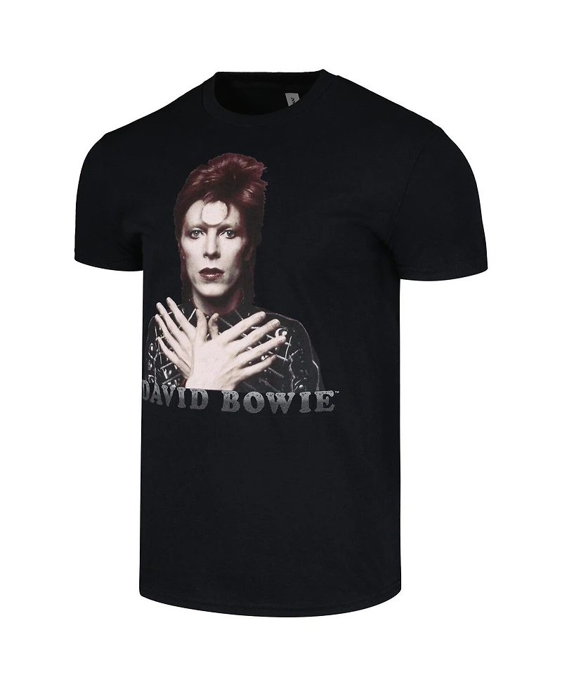 Hifi Entertainment Men's and Women's Black David Bowie Ziggy 1973 T-Shirt