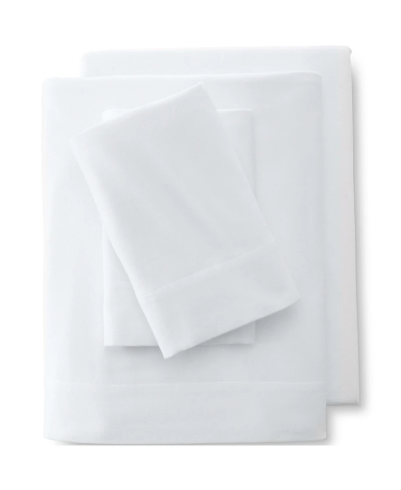 Lands' End Comfy Super Soft Cotton Flannel Pillowcases - 5oz