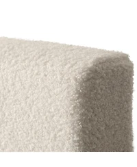 Amber & Emily Upholstered Modern Single Boucle Bed