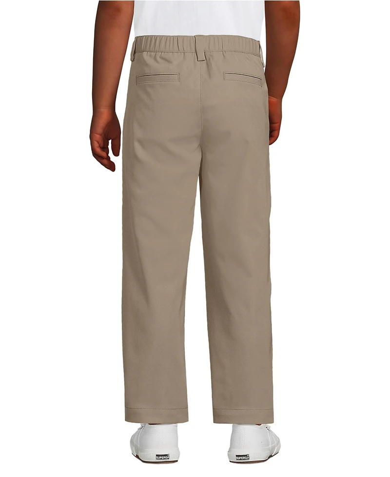 Lands' End Big Boys Iron Knee Active Performance Chino Pants