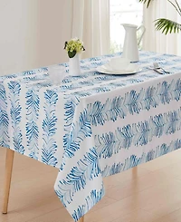Izod Seagrass Stripe Water-Resistant Indoor and Outdoor Tablecloth