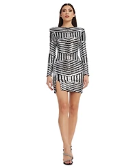 Dress the Population Women's Nathalia Sequined Bodycon