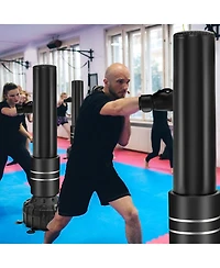 Slickblue Freestanding Punching Bag 71 Inch Boxing Bag with 25 Suction Cups Gloves and Filling Base