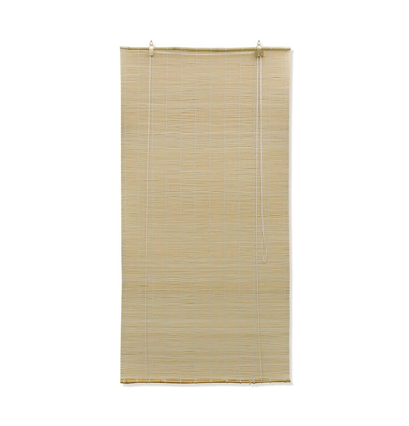 vidaXL Natural Bamboo Roller Blinds 55.1"x63"