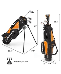 Slickblue Junior Complete Golf Club Set For Age 8 to 10