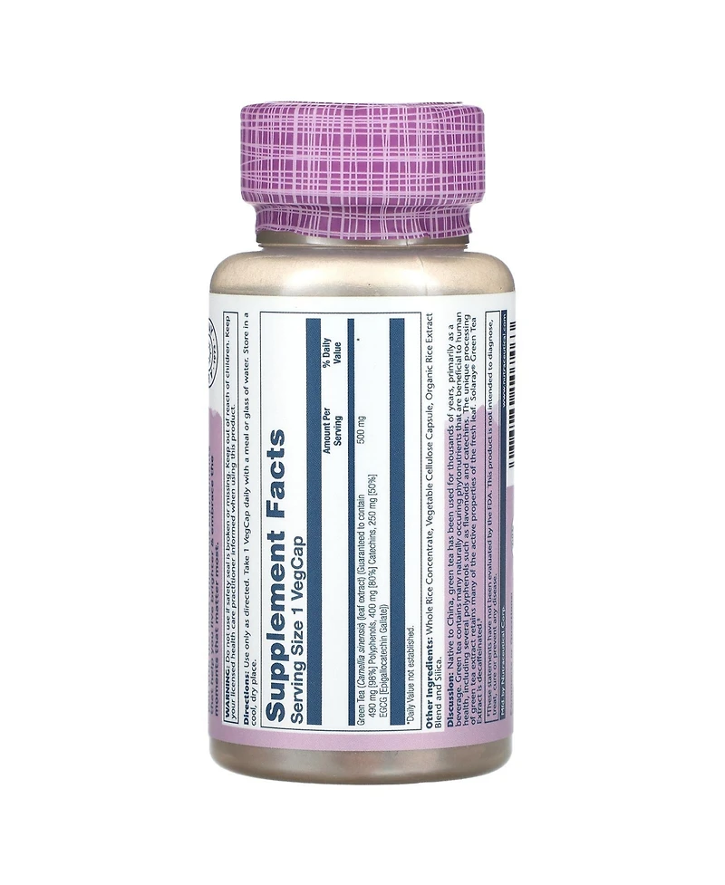 Solaray Vital Extracts Green Tea 500 mg