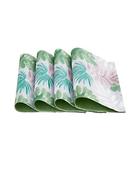 Izod Cover Palm Water-Resistant Indoor and Outdoor Placemats, Set of 4, 13" x 19"