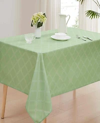 Izod Harbor Trellis Water-Resistant Indoor and Outdoor Tablecloth