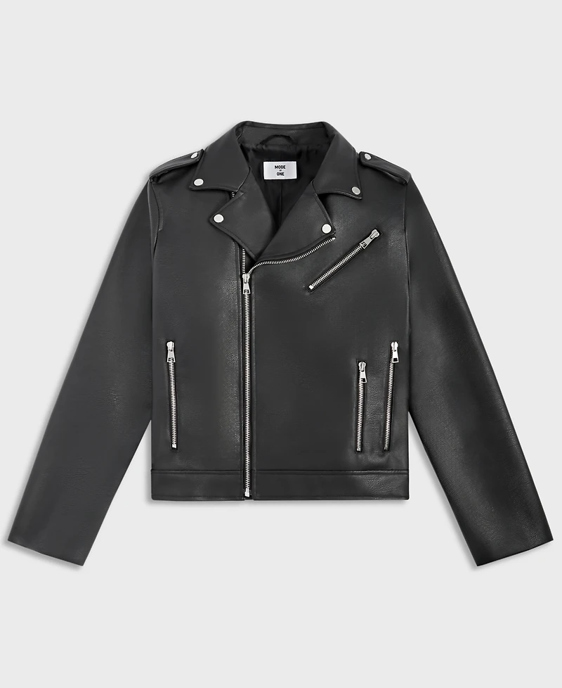 Mode of One Men's Biker Jacket, Created for Macy's