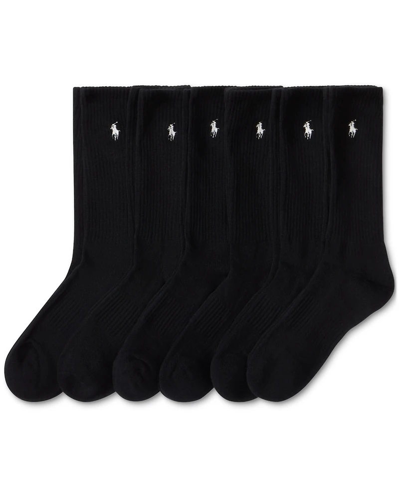 Polo Ralph Lauren Men's 6-Pk. Performance Sport Crew Socks