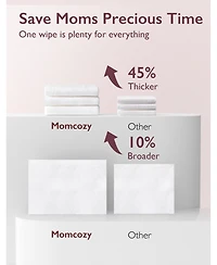 Momcozy Natural Breast Pump Wipes 30 Count (3 packs)