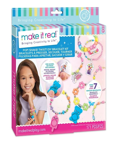 Make It Real Pop Shake Twist Diy Bracelet Kit
