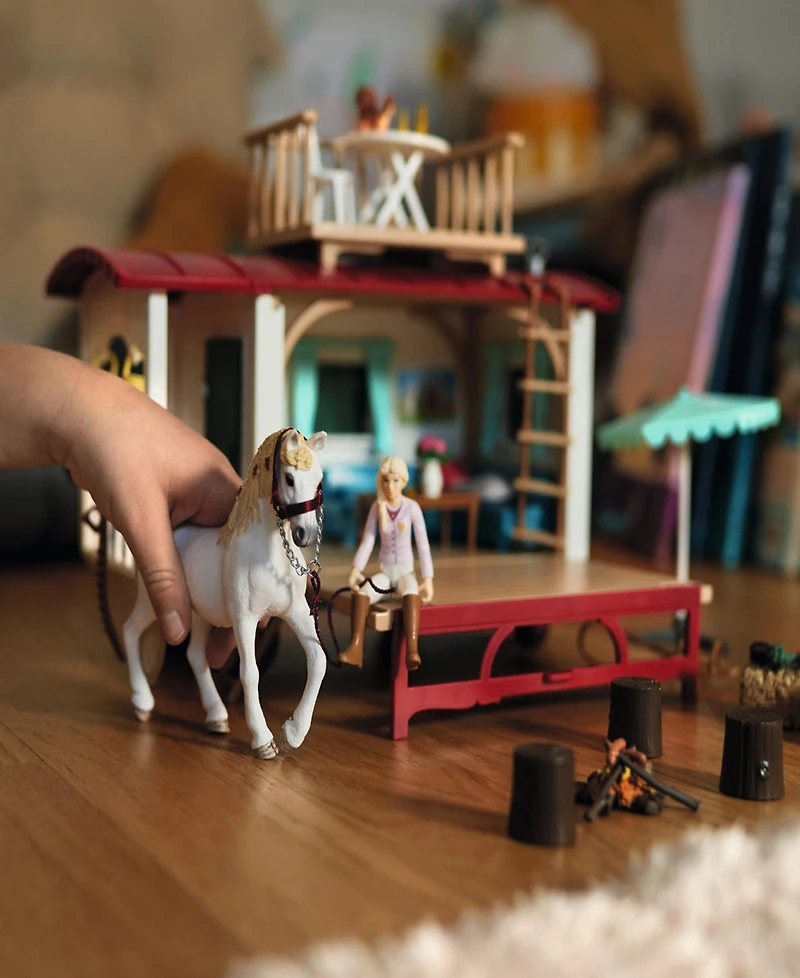 Schleich Horse Club Caravan For Secret Club Meetings Playset
