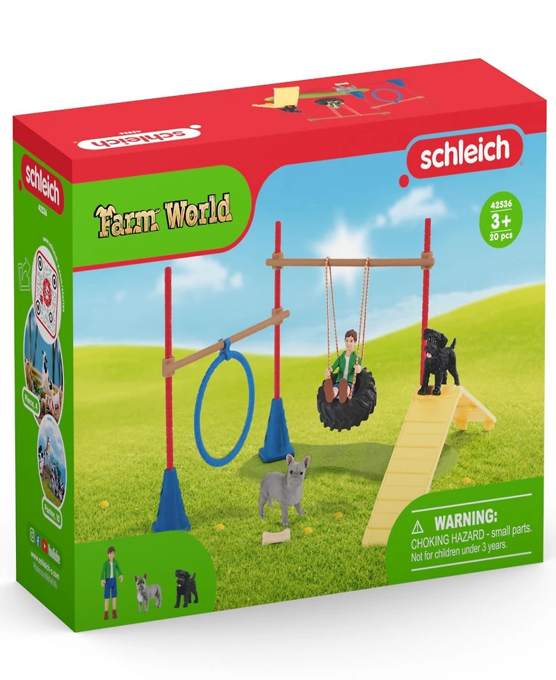 Schleich Farm World Puppy Agility Training Playset