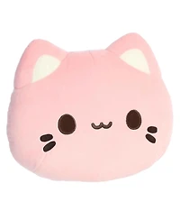 Aurora Medium Meowchi Face Plush Tasty Peach Enchanting Plush Toy Strawberry 10"