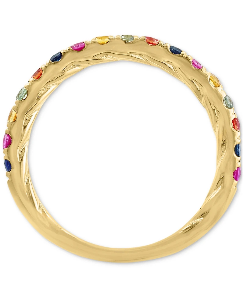 Effy Ruby Stack Band (1/2 ct. t.w.) 14K Rose Gold-Plated Sterling Silver (Also available Emerald and Sapphire)