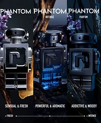 Rabanne Mens Phantom Eau De Parfum Intense Fragrance Collection
