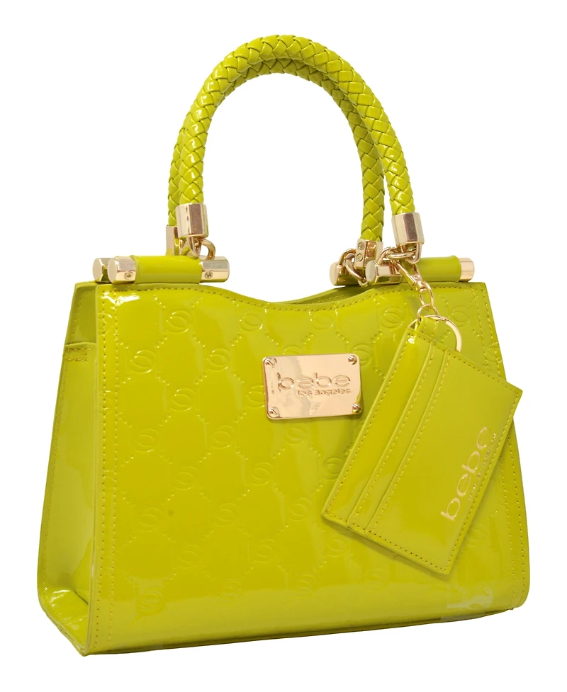 Bebe Dana Monogram Top Handle Crossbody