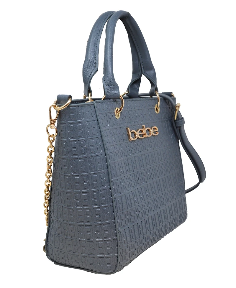 Bebe Celia Embossed Top Handle Crossbody Bag