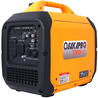 Powerful 3500W Generator with Co Sensor, Multiple Outlets, and Inverter Technology
