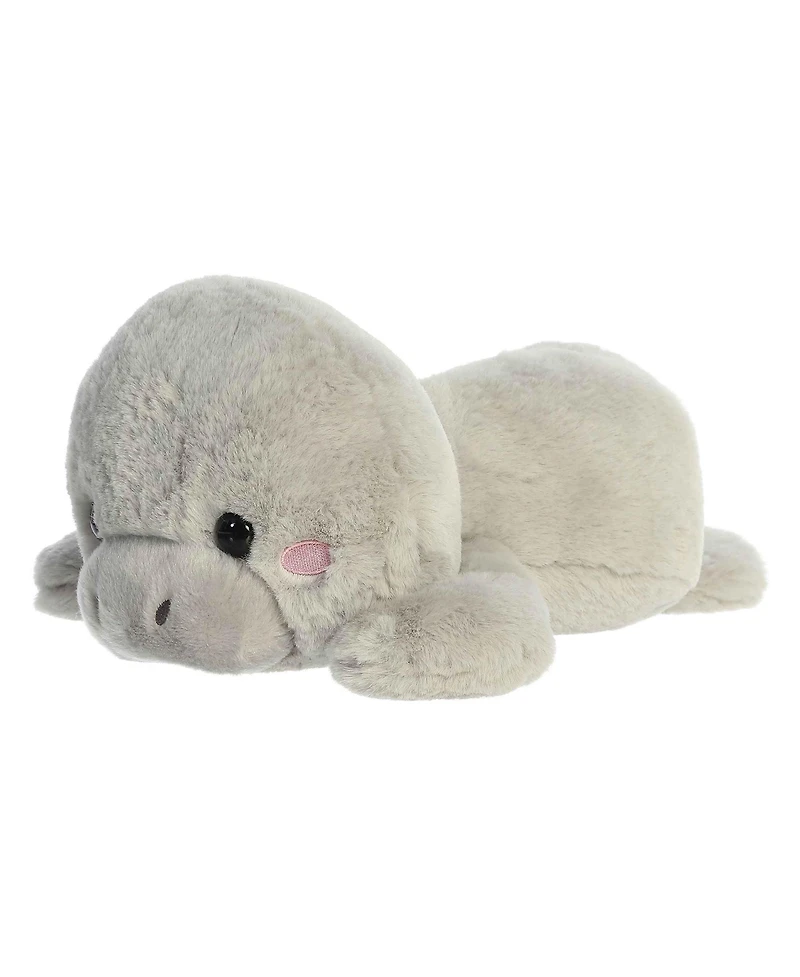 Aurora Small Millie Manatee Too Cute Playful Plush Toy Gray 9.5"