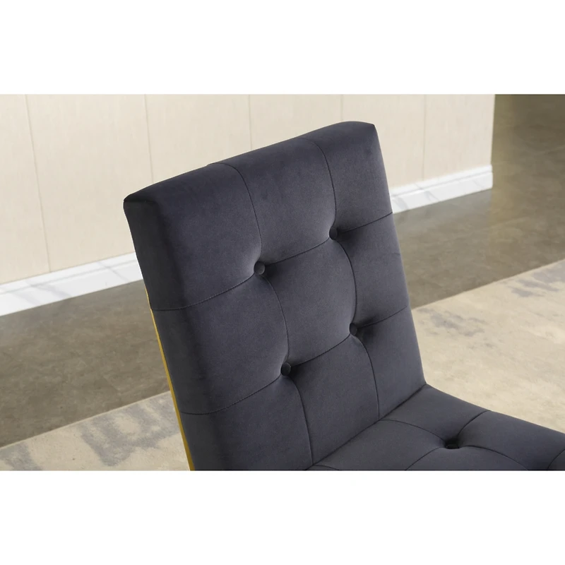 Streamdale Tufted Velvet Dining Chairs (Set of 2)